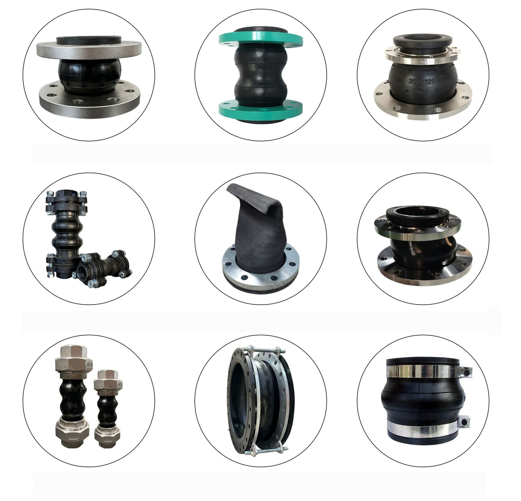 Flexible rubber joint Flexible rubber joint